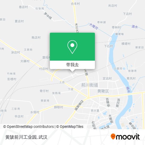 黄陂前川工业园地图