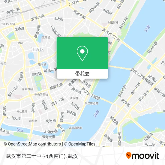 武汉市第二十中学(西南门)地图