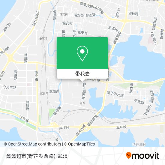 鑫鑫超市(野芷湖西路)地图
