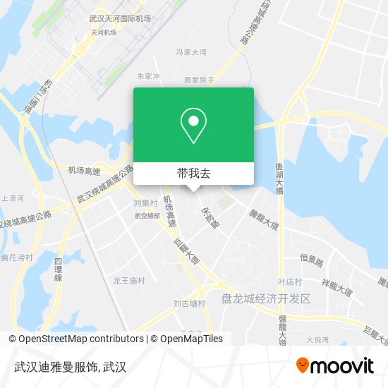 武汉迪雅曼服饰地图