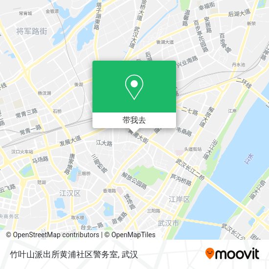 竹叶山派出所黄浦社区警务室地图