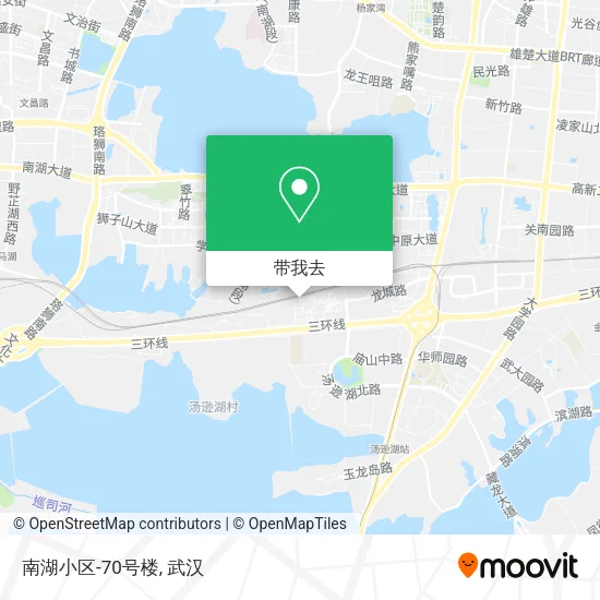 南湖小区-70号楼地图