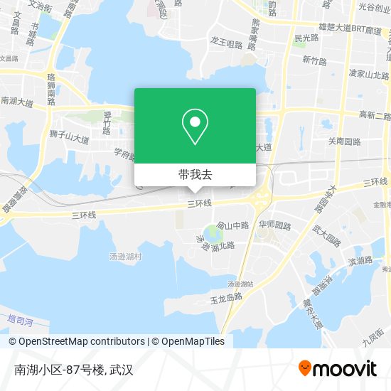 南湖小区-87号楼地图