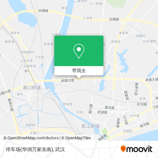 停车场(华润万家东南)地图