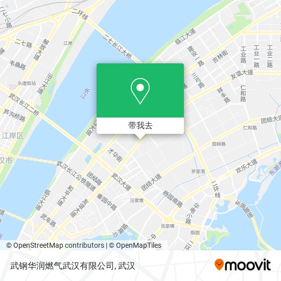 武钢华润燃气武汉有限公司地图