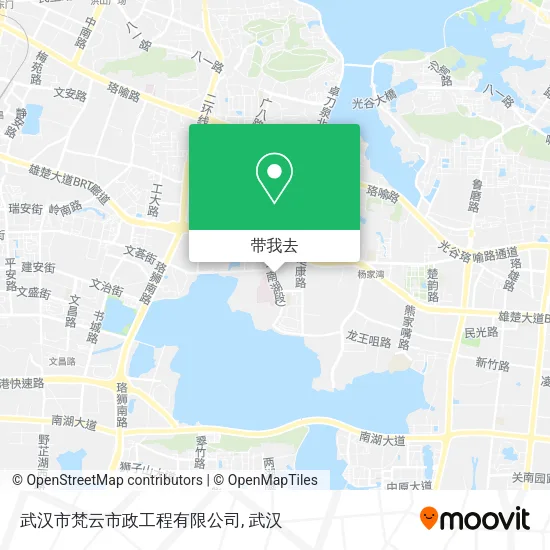 武汉市梵云市政工程有限公司地图
