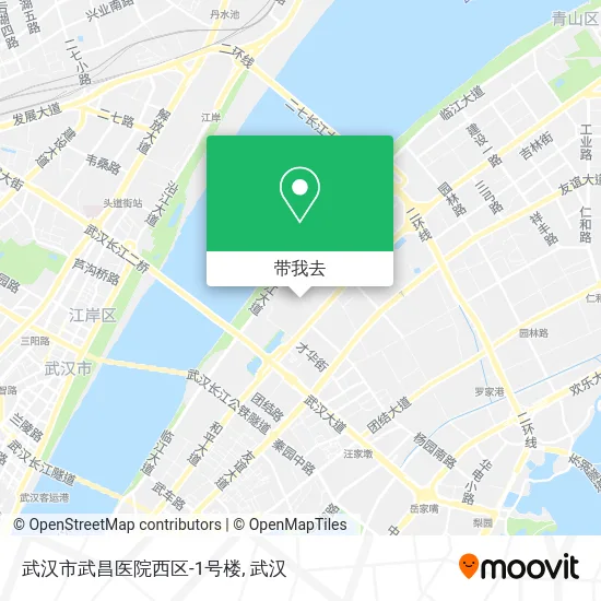 武汉市武昌医院西区-1号楼地图