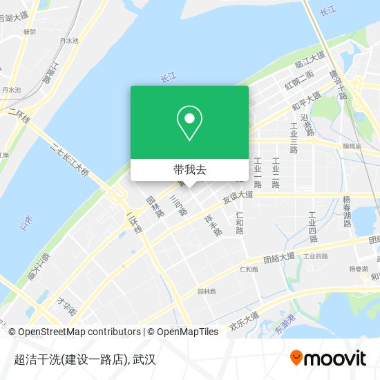 超洁干洗(建设一路店)地图