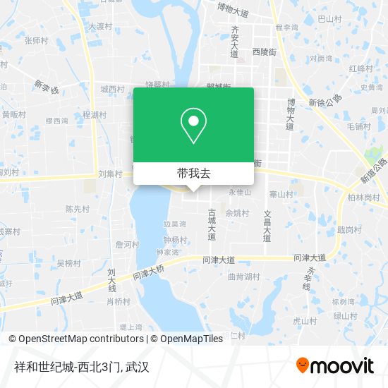 祥和世纪城-西北3门地图