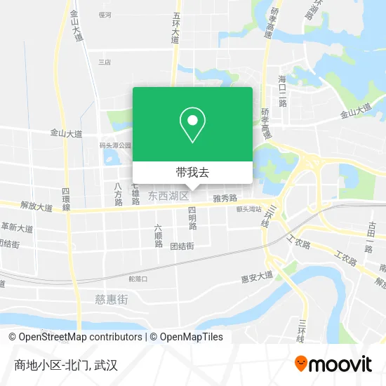 商地小区-北门地图