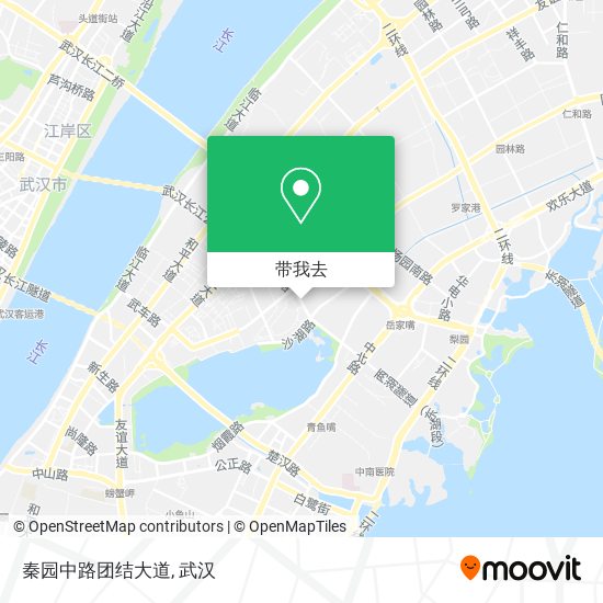 秦园中路团结大道地图