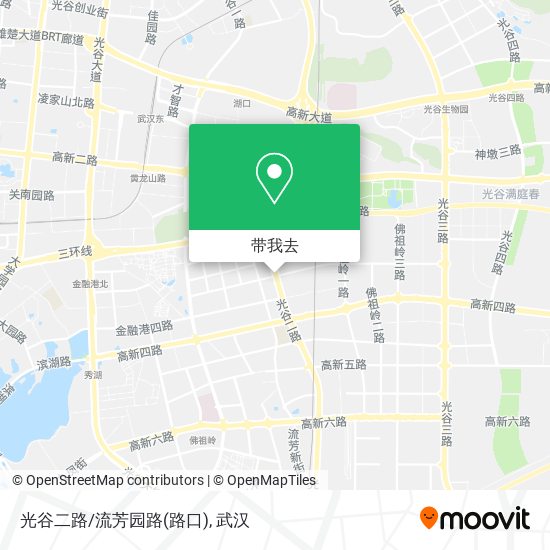 光谷二路/流芳园路(路口)地图