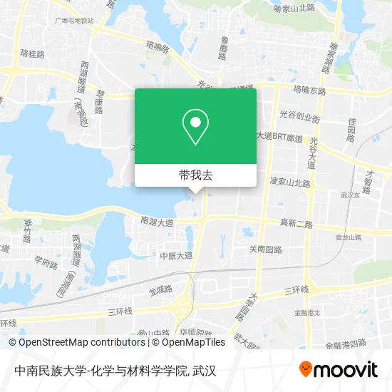 中南民族大学-化学与材料学学院地图