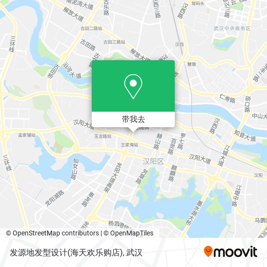 发源地发型设计(海天欢乐购店)地图