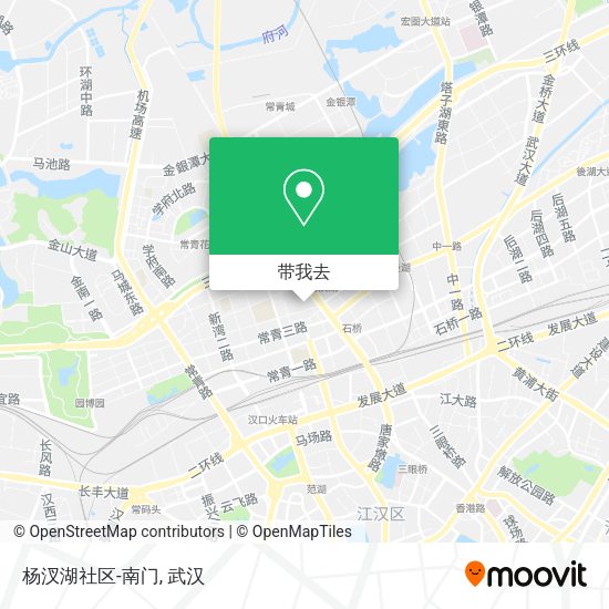 杨汊湖社区-南门地图