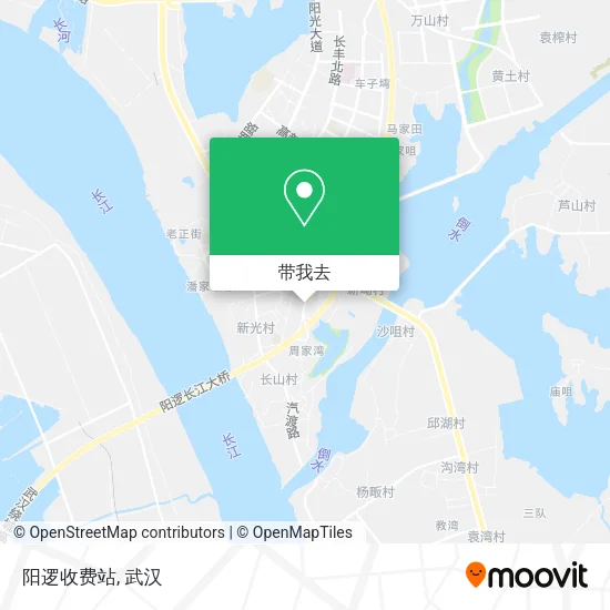 阳逻收费站地图