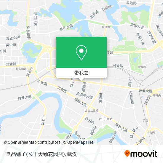 良品铺子(长丰天勤花园店)地图
