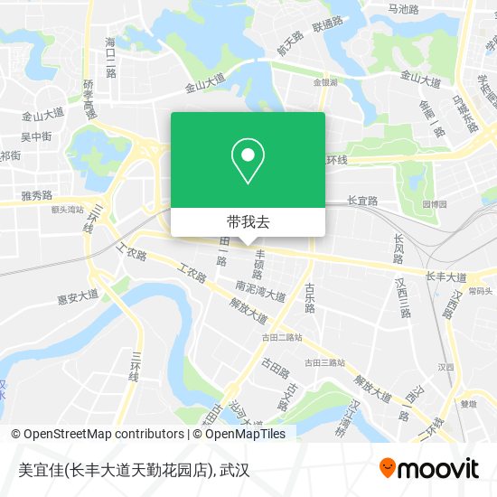 美宜佳(长丰大道天勤花园店)地图
