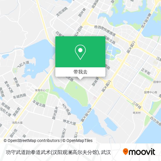 功守武道跆拳道武术(汉阳观澜高尔夫分馆)地图