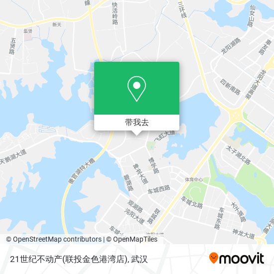 21世纪不动产(联投金色港湾店)地图