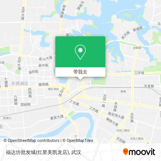 福达坊批发城(红星美凯龙店)地图