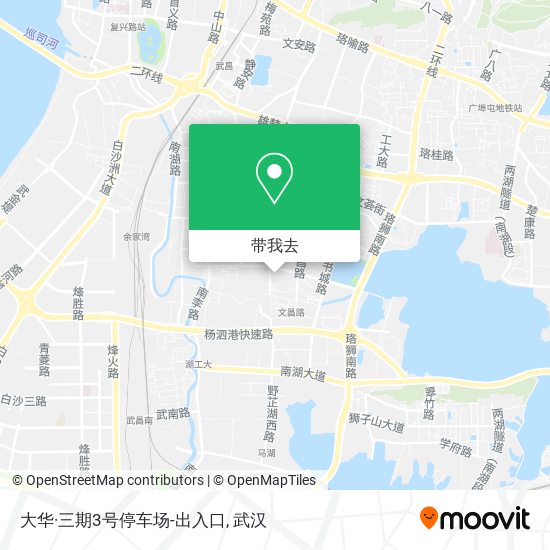 大华·三期3号停车场-出入口地图