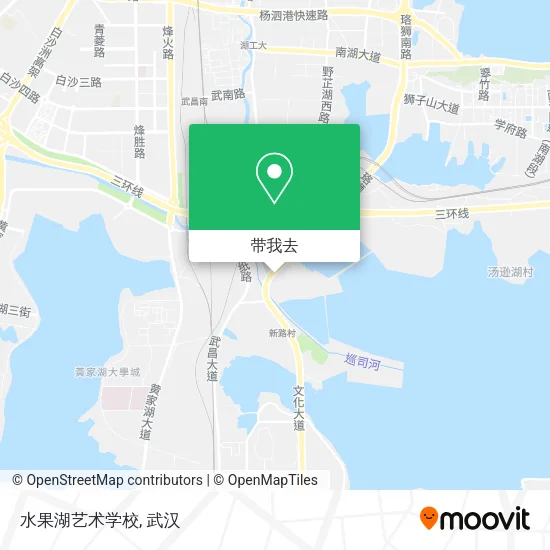 水果湖艺术学校地图