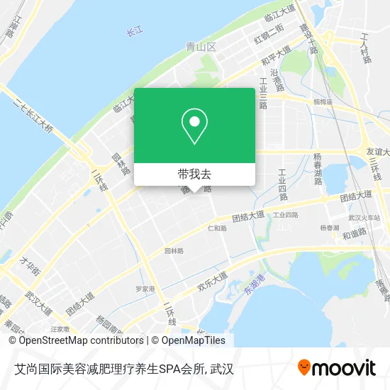 艾尚国际美容减肥理疗养生SPA会所地图