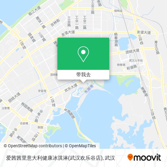 爱茜茜里意大利健康冰淇淋(武汉欢乐谷店)地图