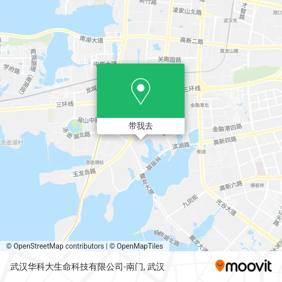 武汉华科大生命科技有限公司-南门地图
