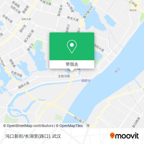 沌口新街/长湖里(路口)地图