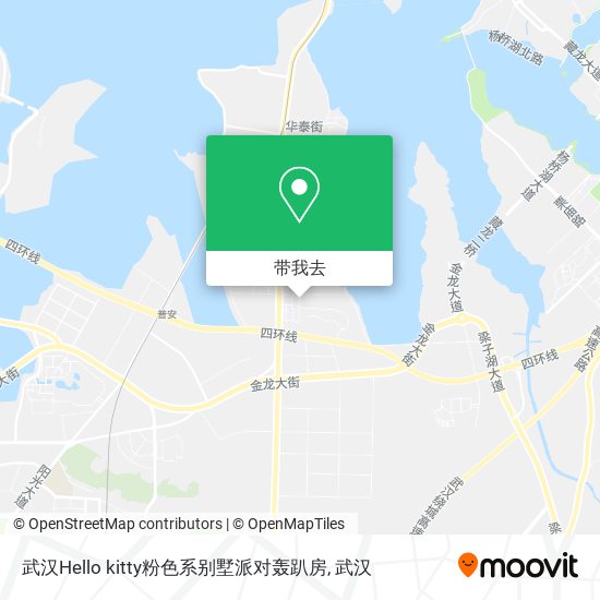 武汉Hello kitty粉色系别墅派对轰趴房地图