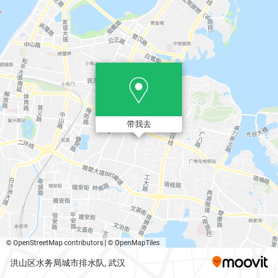 洪山区水务局城市排水队地图