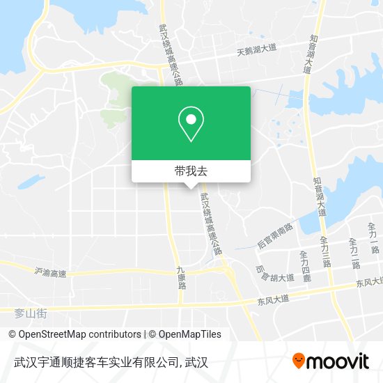 武汉宇通顺捷客车实业有限公司地图