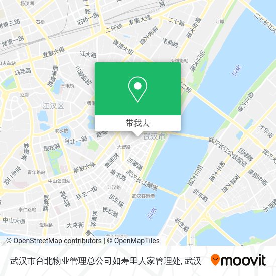 武汉市台北物业管理总公司如寿里人家管理处地图