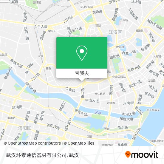 武汉环泰通信器材有限公司地图