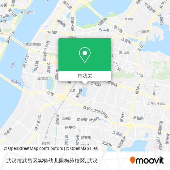 武汉市武昌区实验幼儿园梅苑校区地图