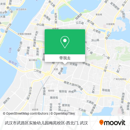 武汉市武昌区实验幼儿园梅苑校区-西北门地图