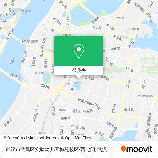 武汉市武昌区实验幼儿园梅苑校区-西北门地图