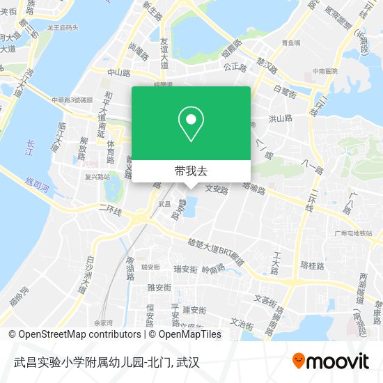 武昌实验小学附属幼儿园-北门地图