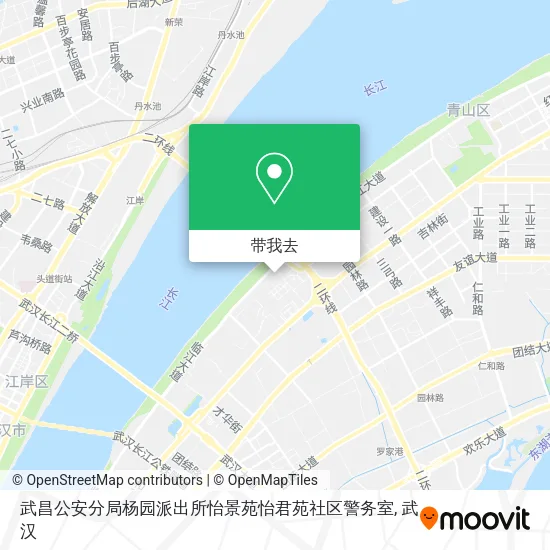 武昌公安分局杨园派出所怡景苑怡君苑社区警务室地图