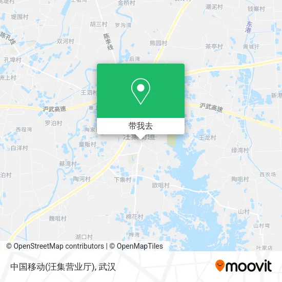 中国移动(汪集营业厅)地图
