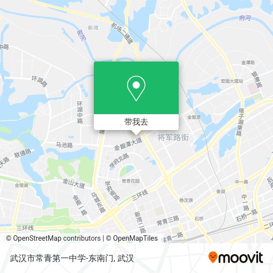 武汉市常青第一中学-东南门地图