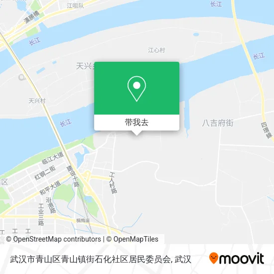 武汉市青山区青山镇街石化社区居民委员会地图
