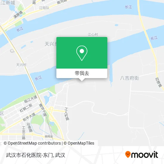 武汉市石化医院-东门地图