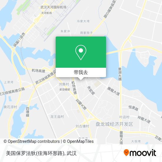 美国保罗法狄(佳海环形路)地图