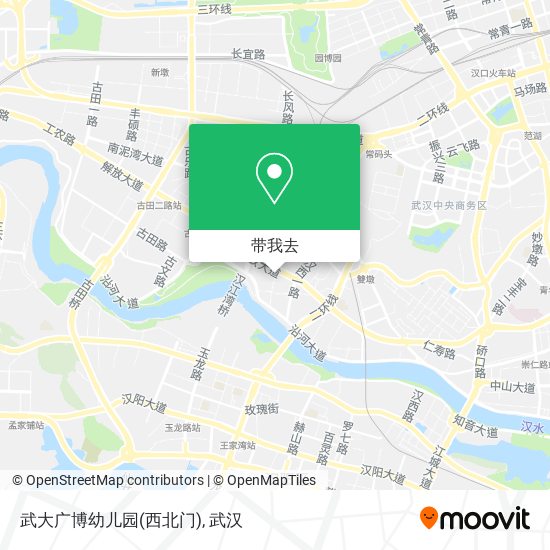 武大广博幼儿园(西北门)地图