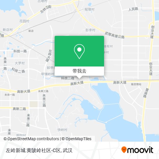 左岭新城.黄陂岭社区-C区地图