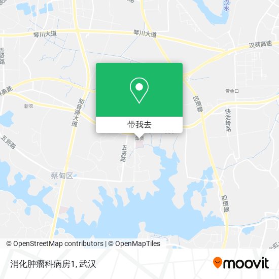 消化肿瘤科病房1地图