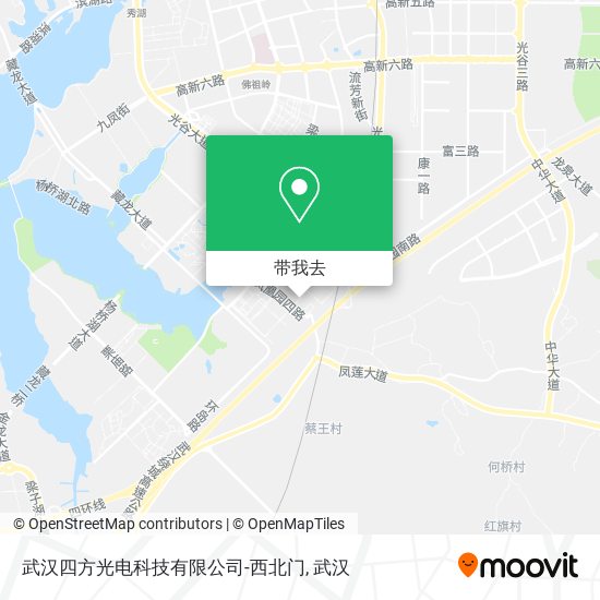 武汉四方光电科技有限公司-西北门地图
